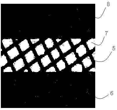 Preparation method of stencil printing mesh and preparation method for front-surface electrode of crystalline silicon solar cell