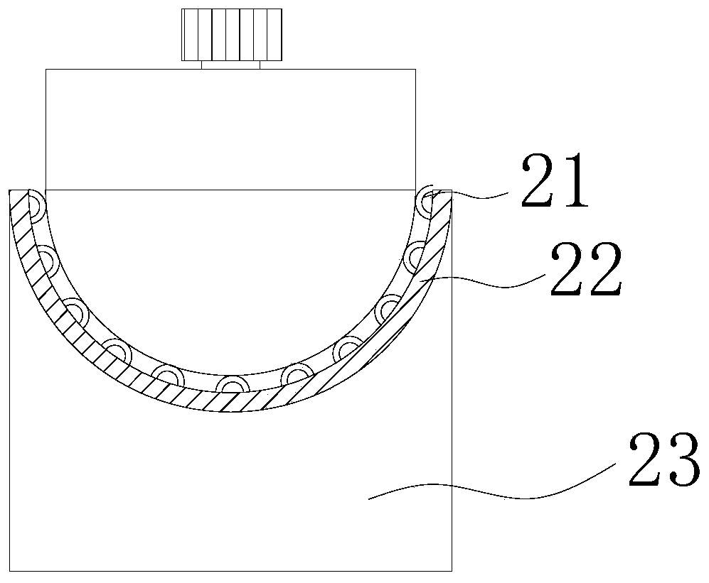 Cloth-processing cloth filament finishing device capable of ensuring uniform distribution of cloth filaments