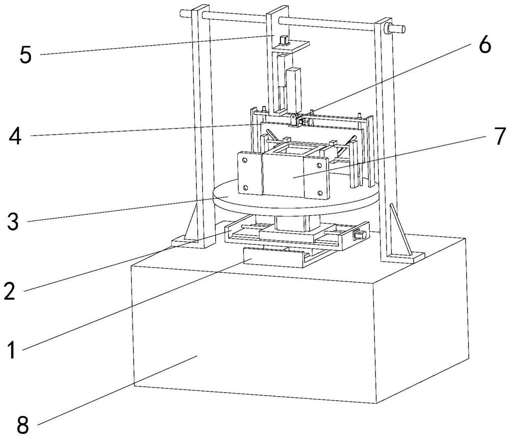 Machining device for large wind power gear speed-increase gearbox