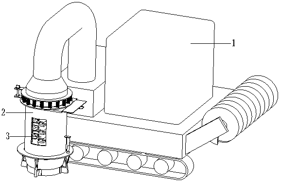 Combine harvester grain unloading device