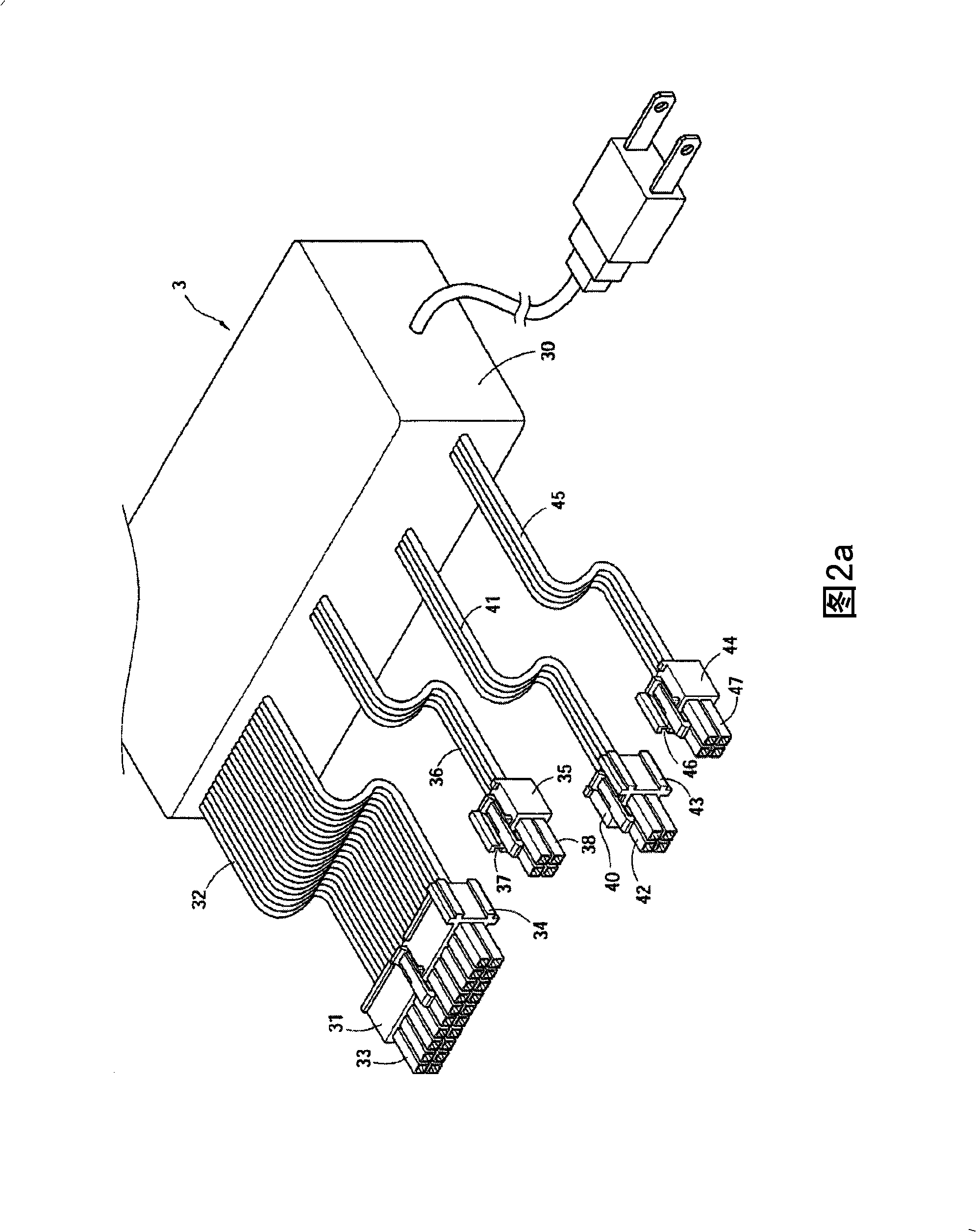 Connecting device group and power supplier with the same