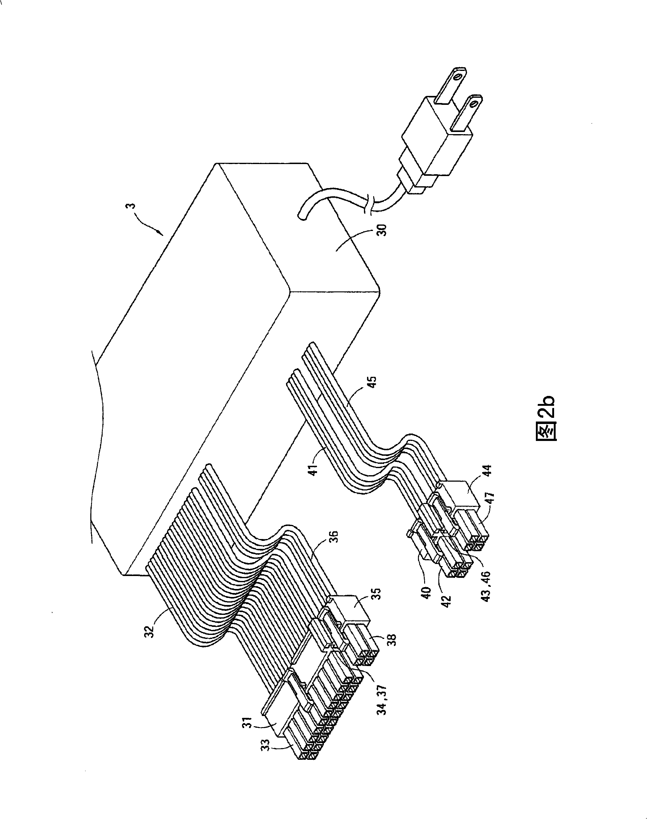 Connecting device group and power supplier with the same