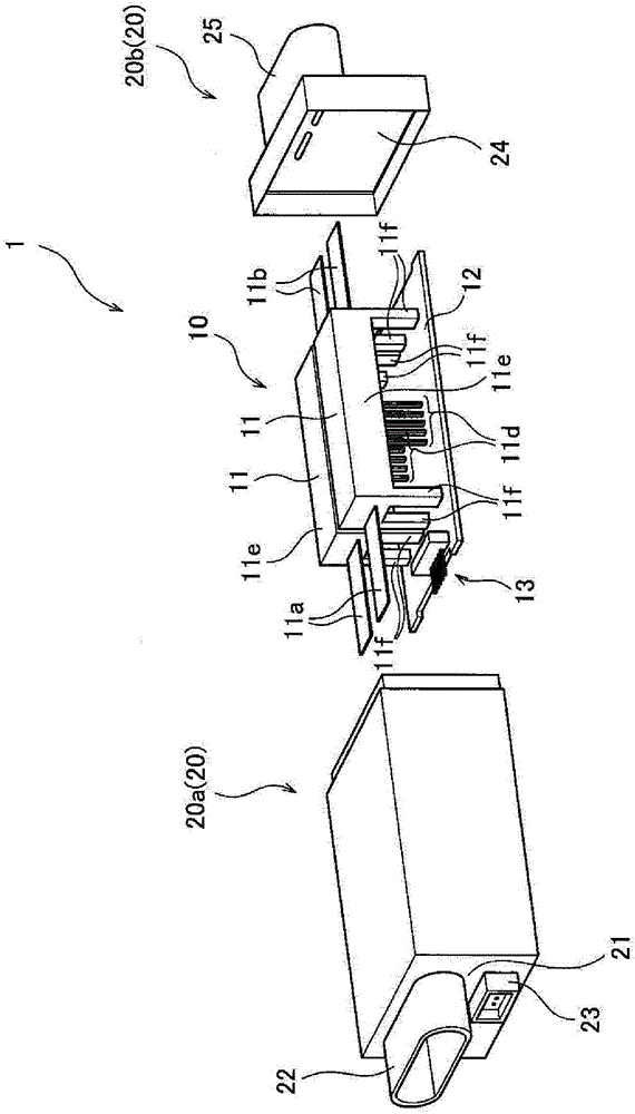 Heat dissipation structure for connector module