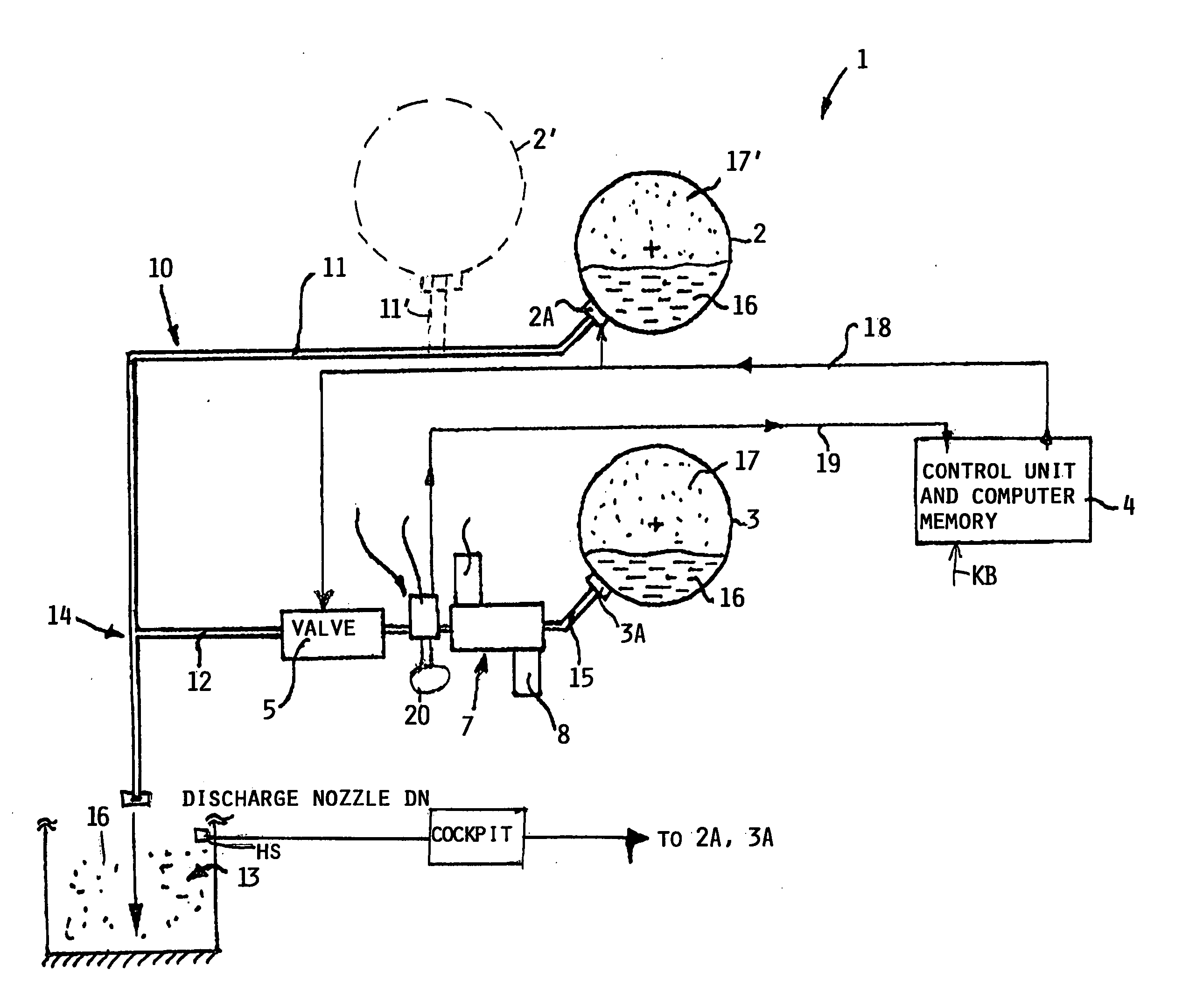 Method and apparatus for extinguishing a fire in an enclosed space