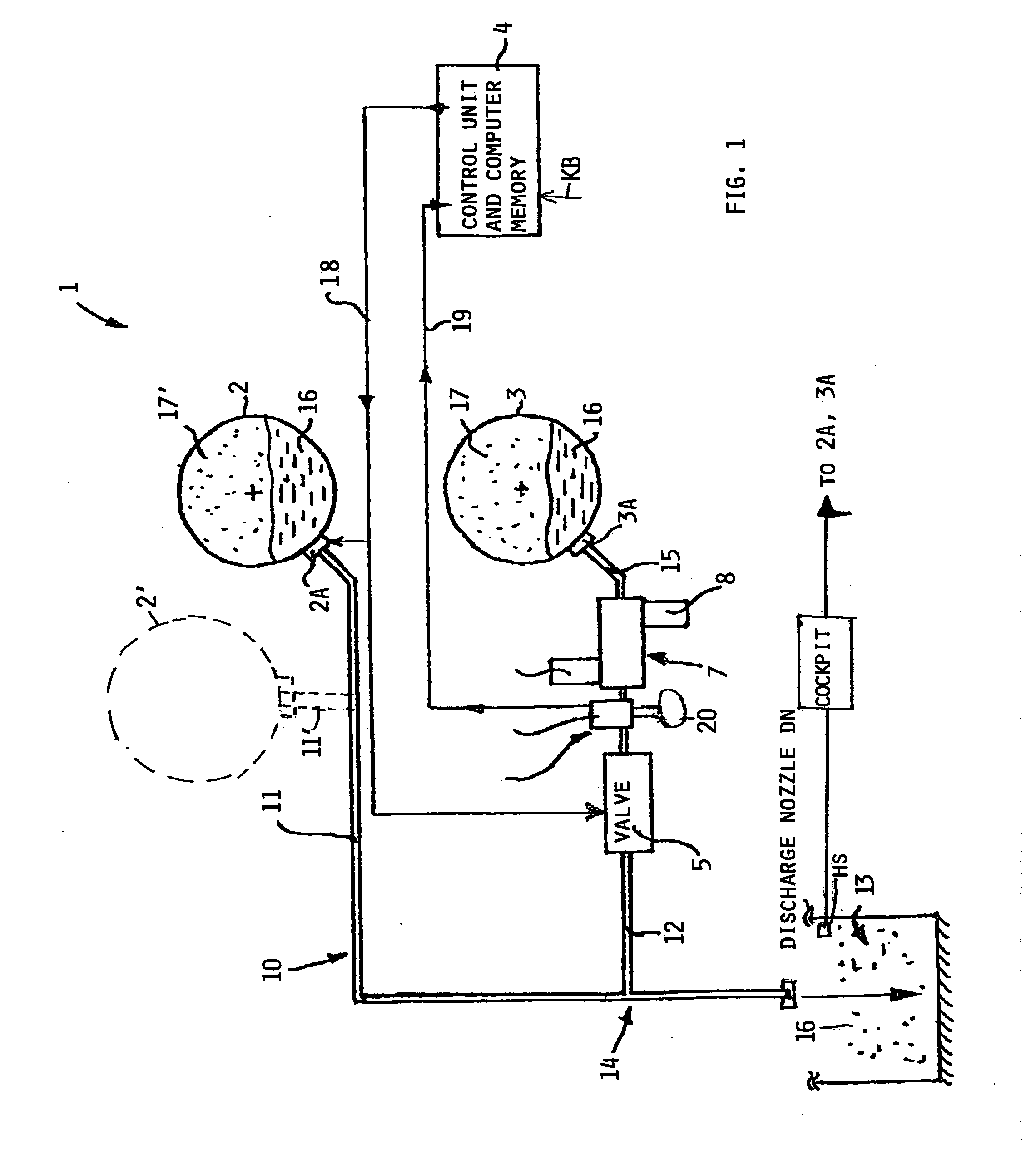 Method and apparatus for extinguishing a fire in an enclosed space