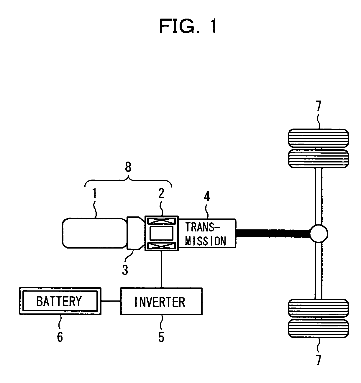 Motor control apparatus for a hybrid vehicle