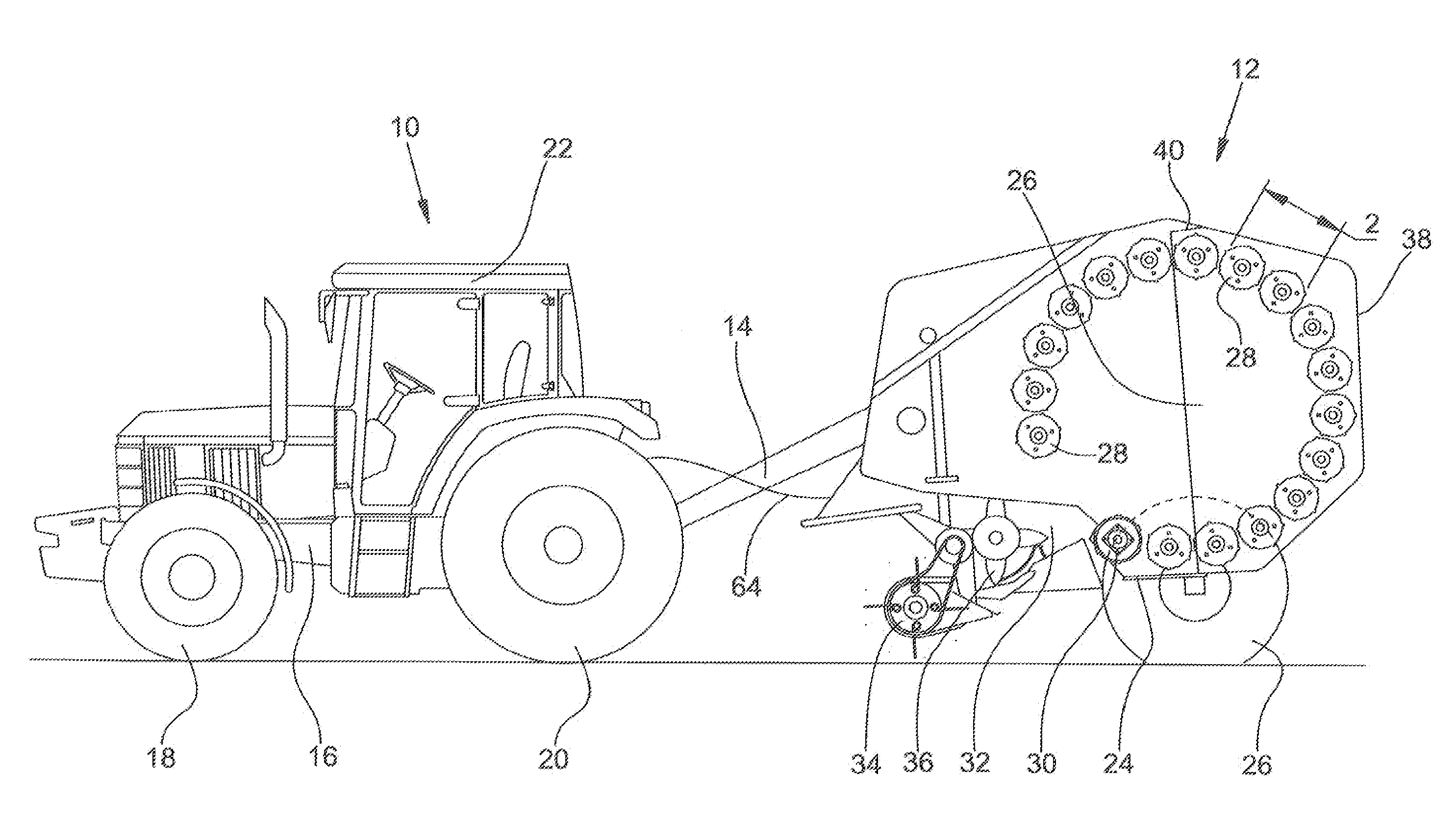 Round Baler With Electrically Driven Roller