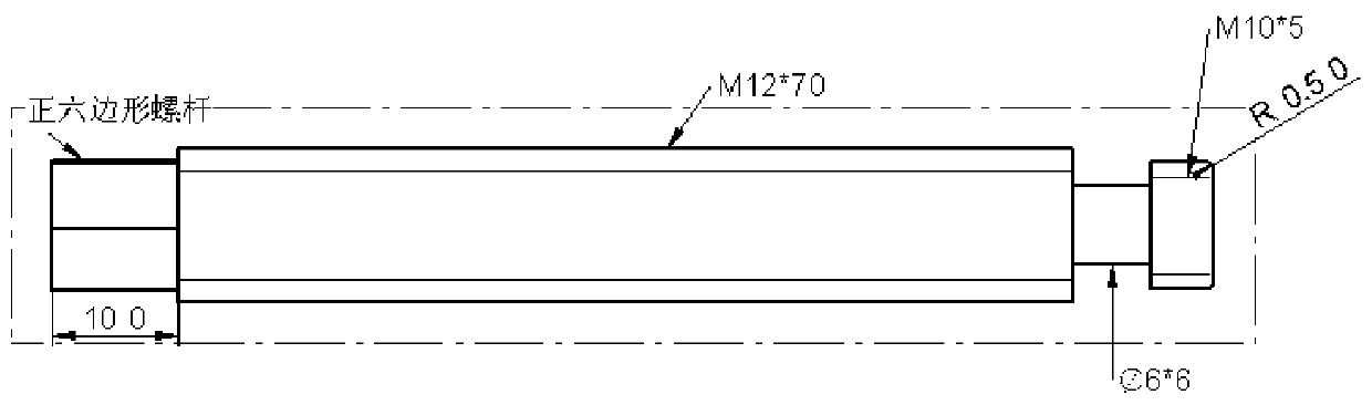 A kind of installation tool suitable for the integral clamp spring of the porcelain cylinder coil