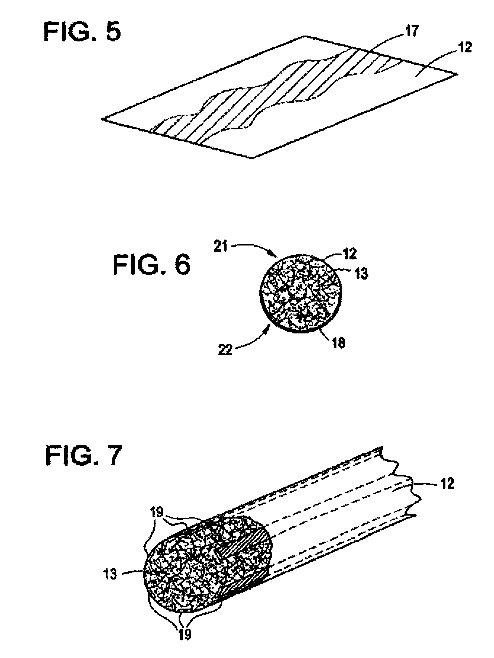 Reconstituted tobacco sheet and smoking article therefrom