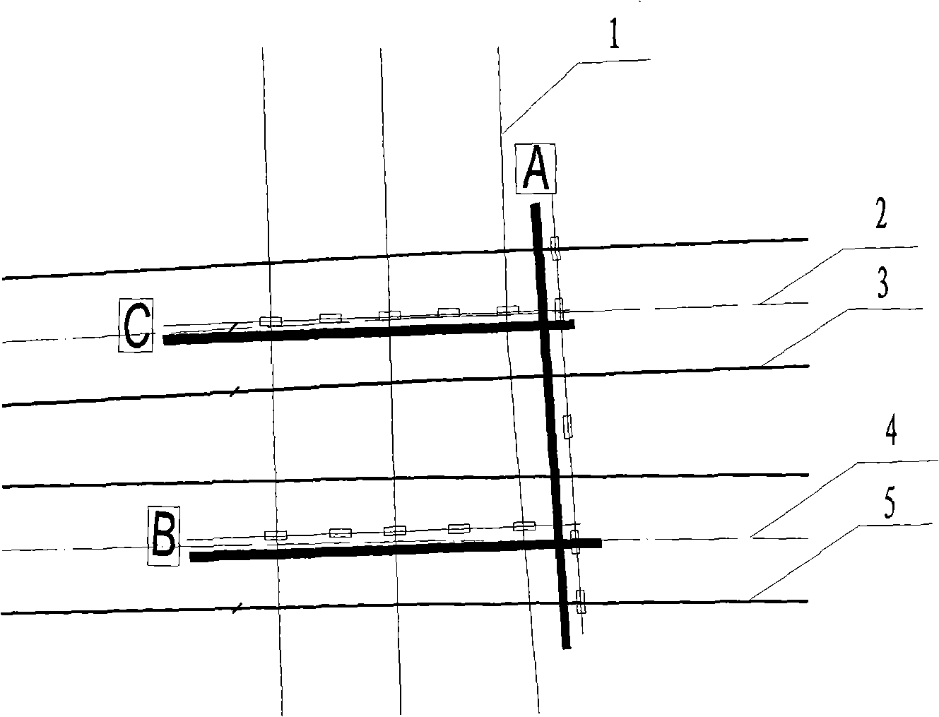 Construction method for embedding inclinometer tube