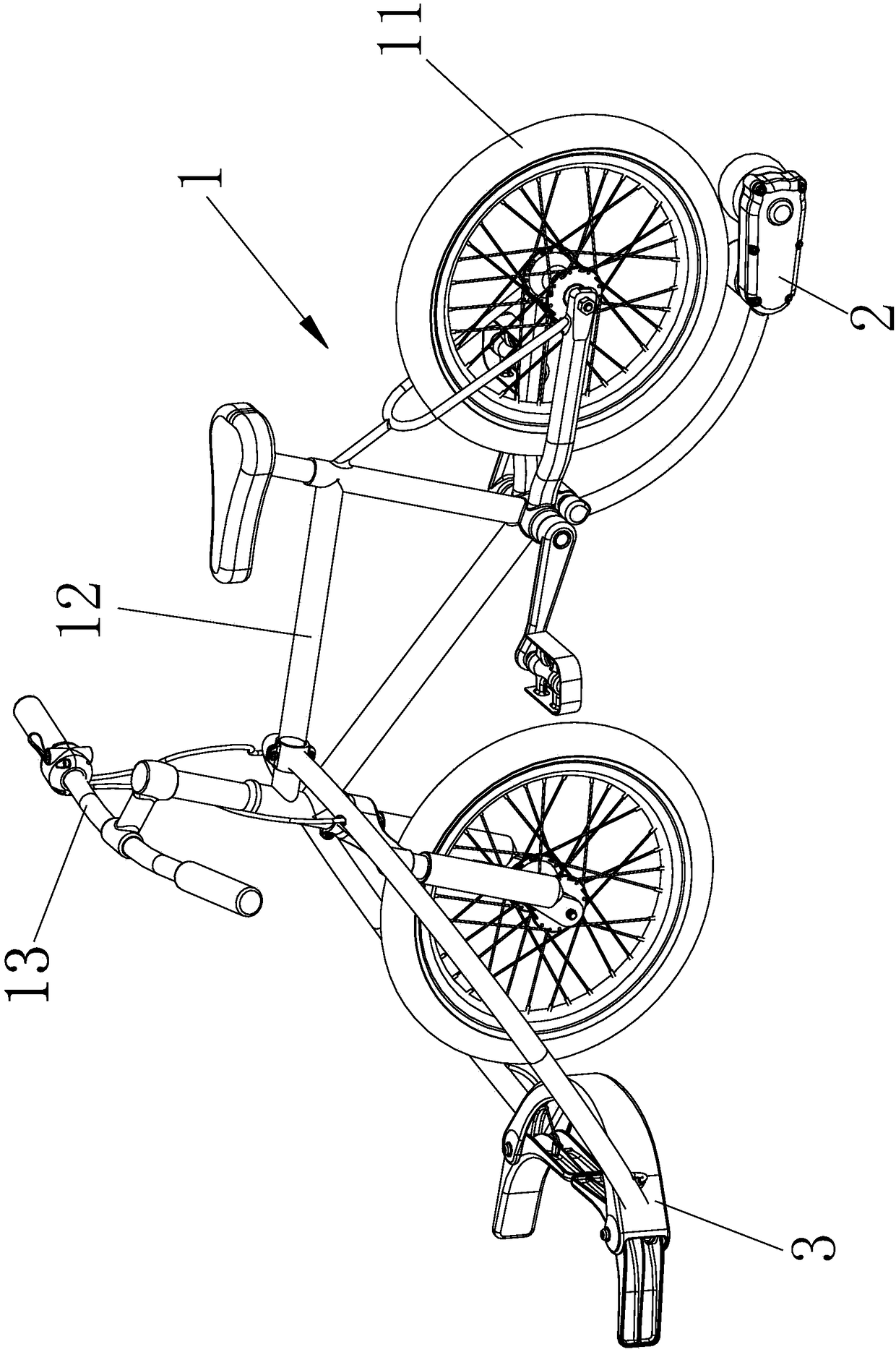 Bicycle ball game device