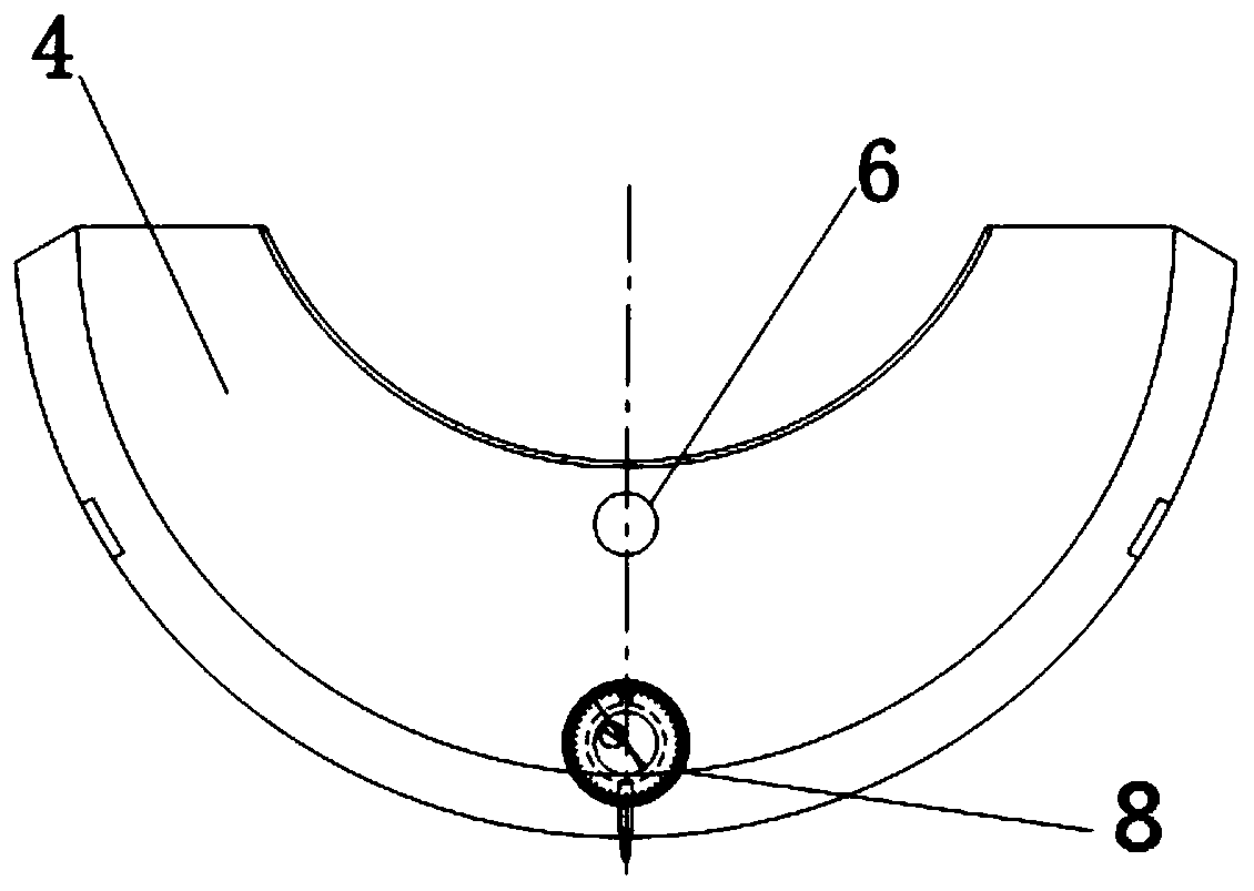 Shaft and hole roundness measurement tool and using method thereof