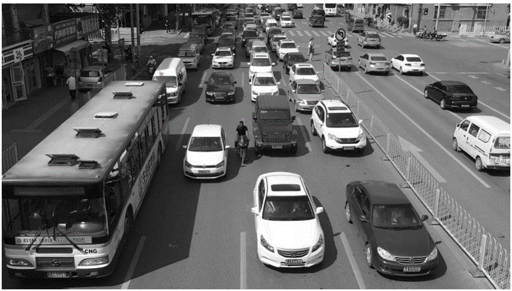 Method for establishing urban road vehicle image database