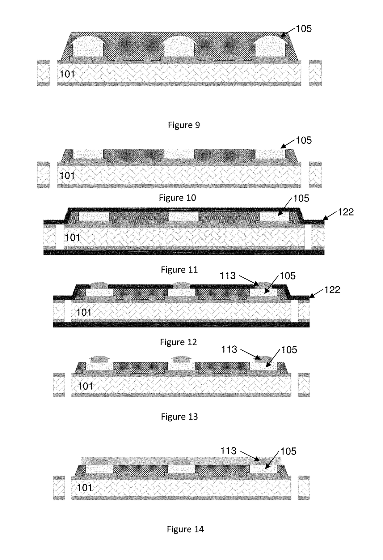 Integrated circuit package having pin up interconnect