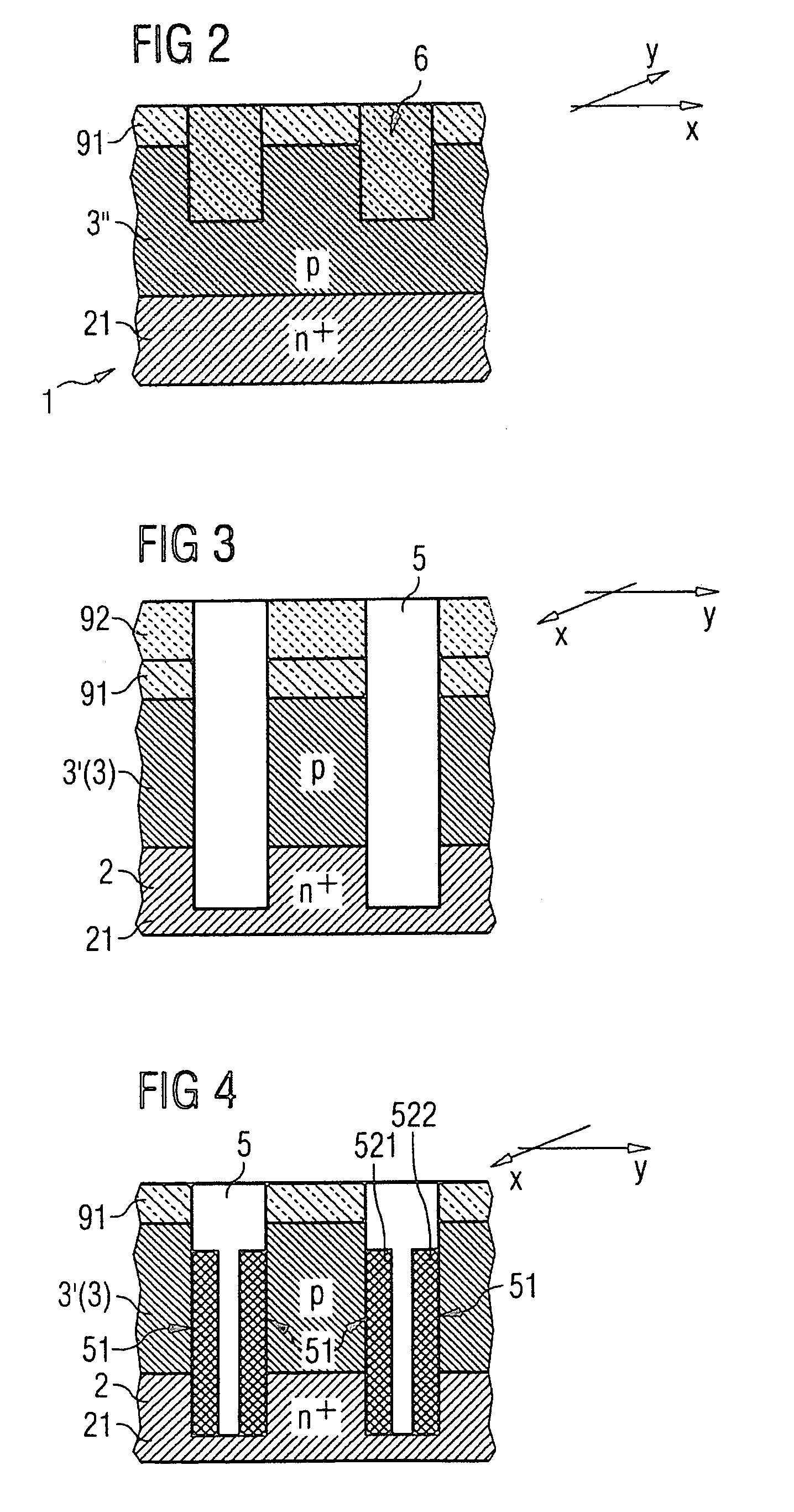 Architecture for vertical transistor cells and transistor-controlled memory cells