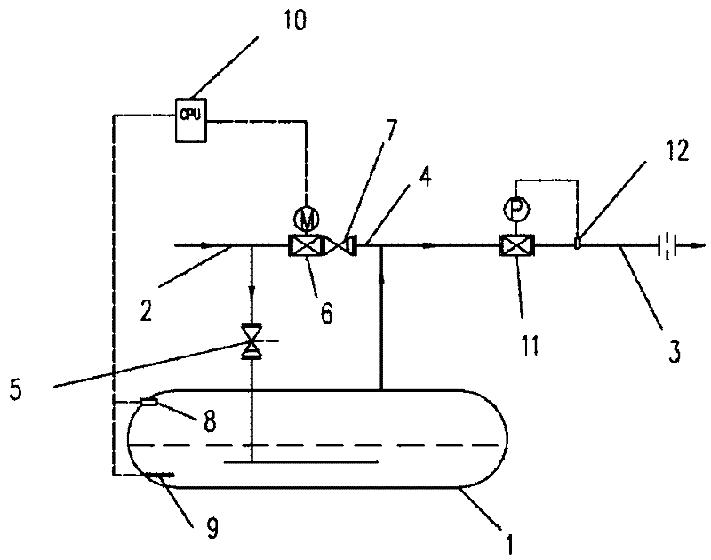 Temperature-control variable-pressure heat accumulator control system and control method thereof