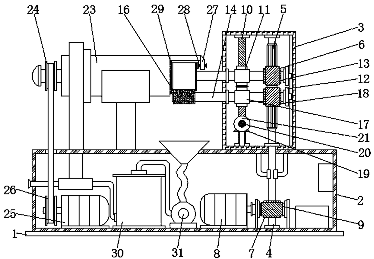 Internal combustion machine bearing bush machining device and machining method thereof