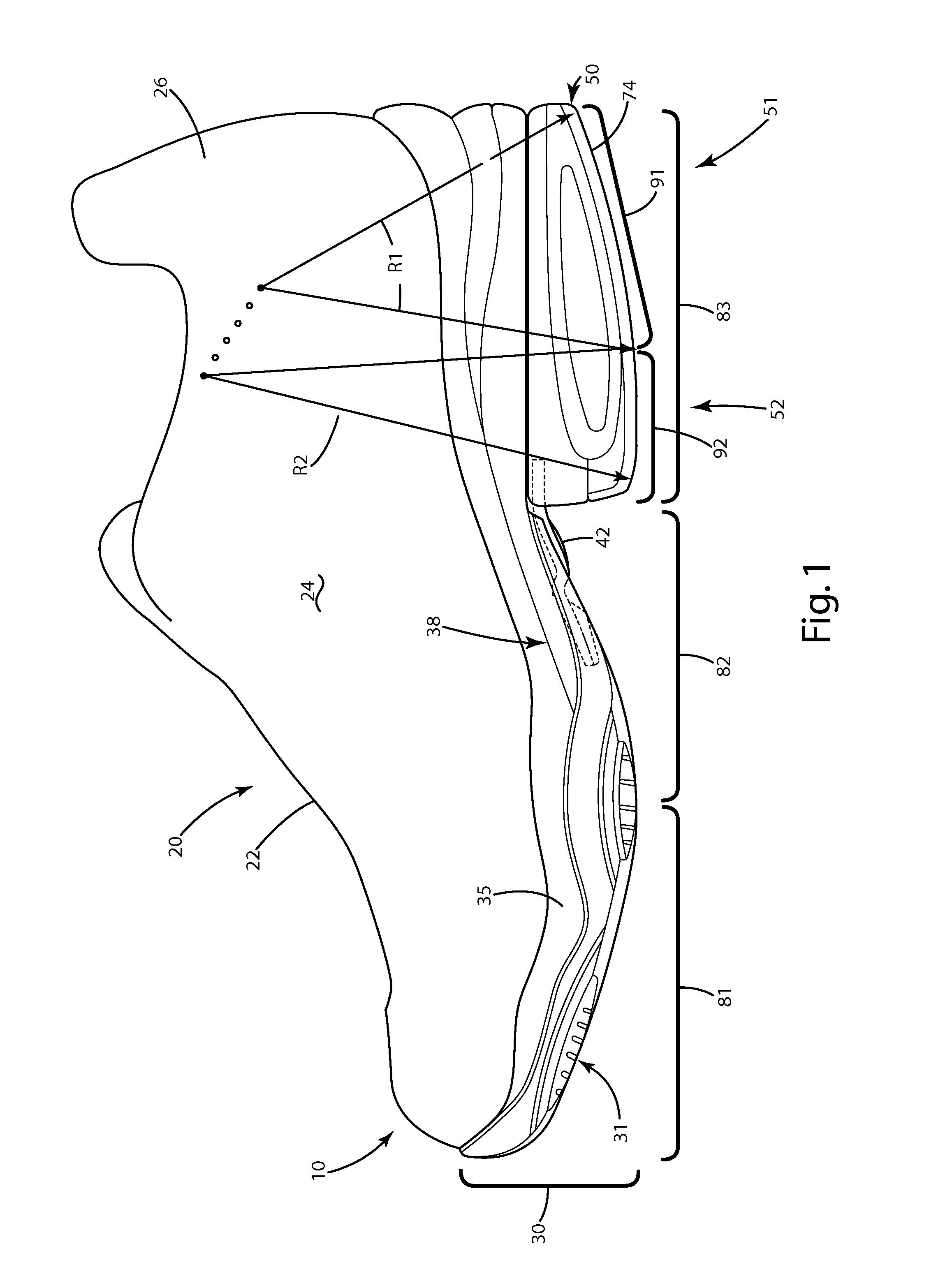 Adjustable footwear sole construction and related methods of use