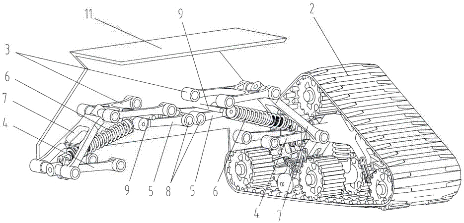 Retractable suspension bracket