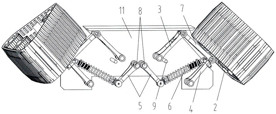 Retractable suspension bracket