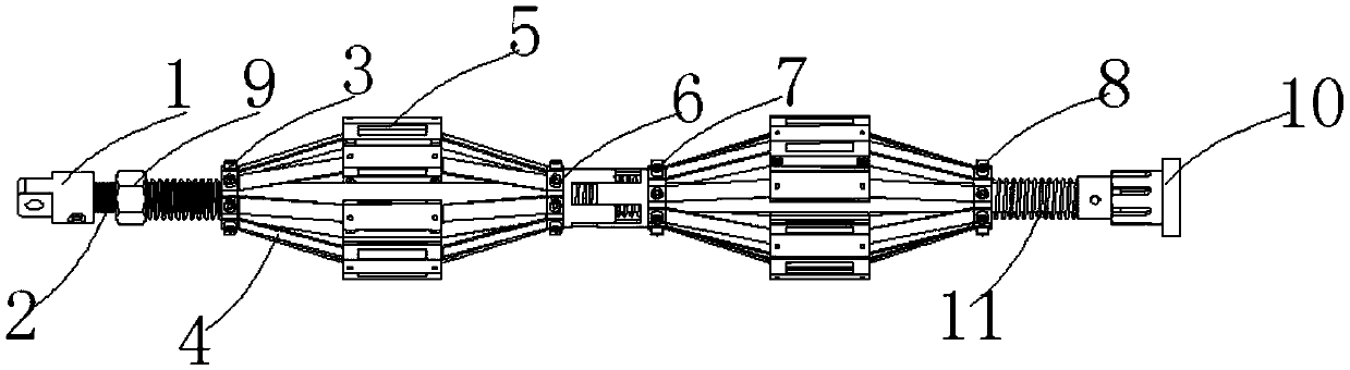 Pipe inner detector for water riser edge