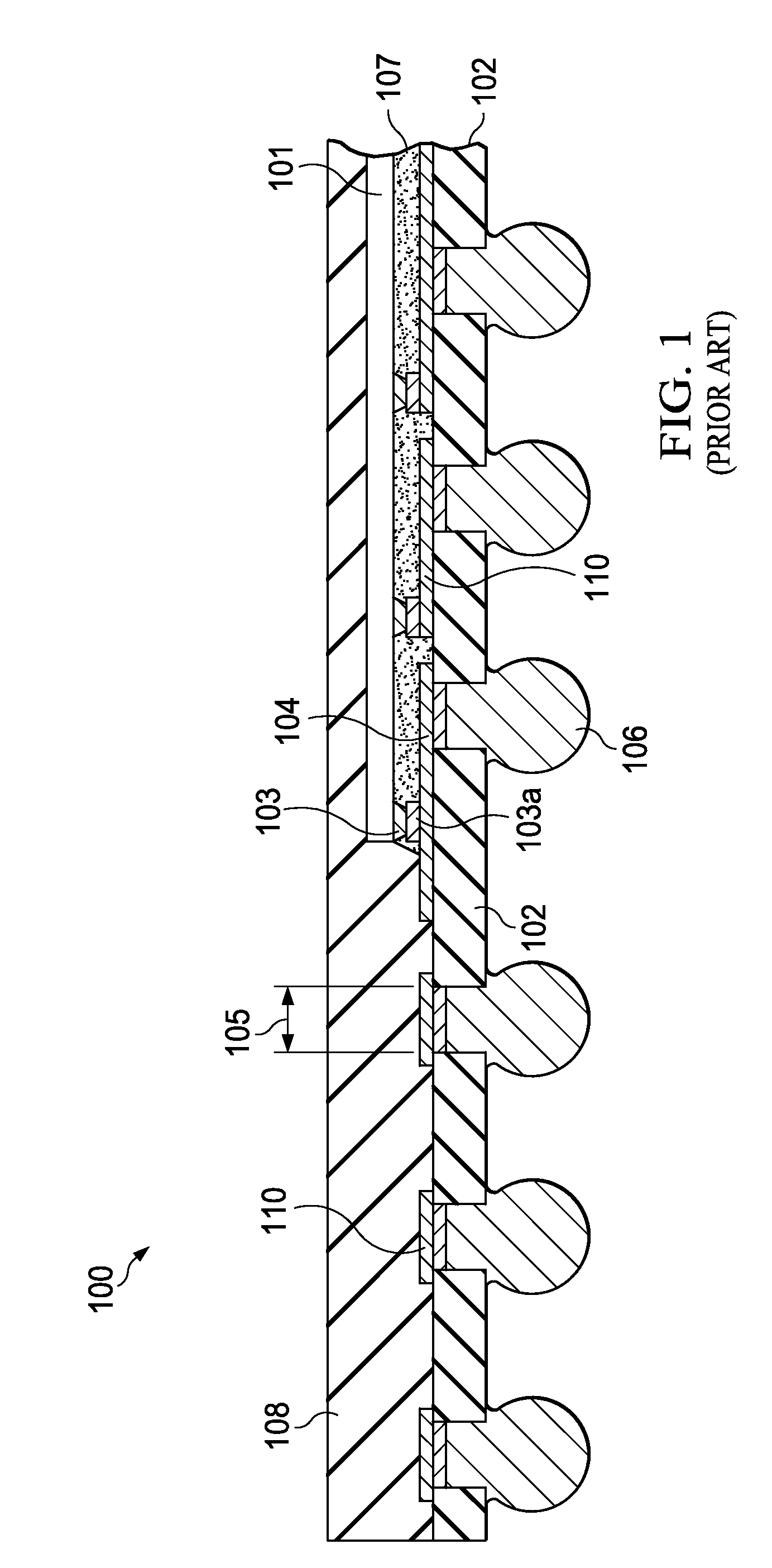 Low Inductance Ball Grid Array Device Having Chip Bumps on Substrate Vias
