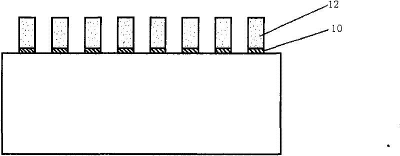 Method for manufacturing front side grid line electrode of solar battery