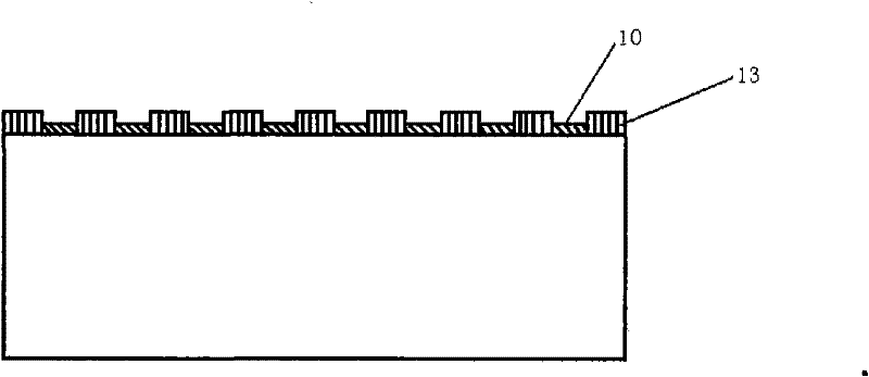 Method for manufacturing front side grid line electrode of solar battery