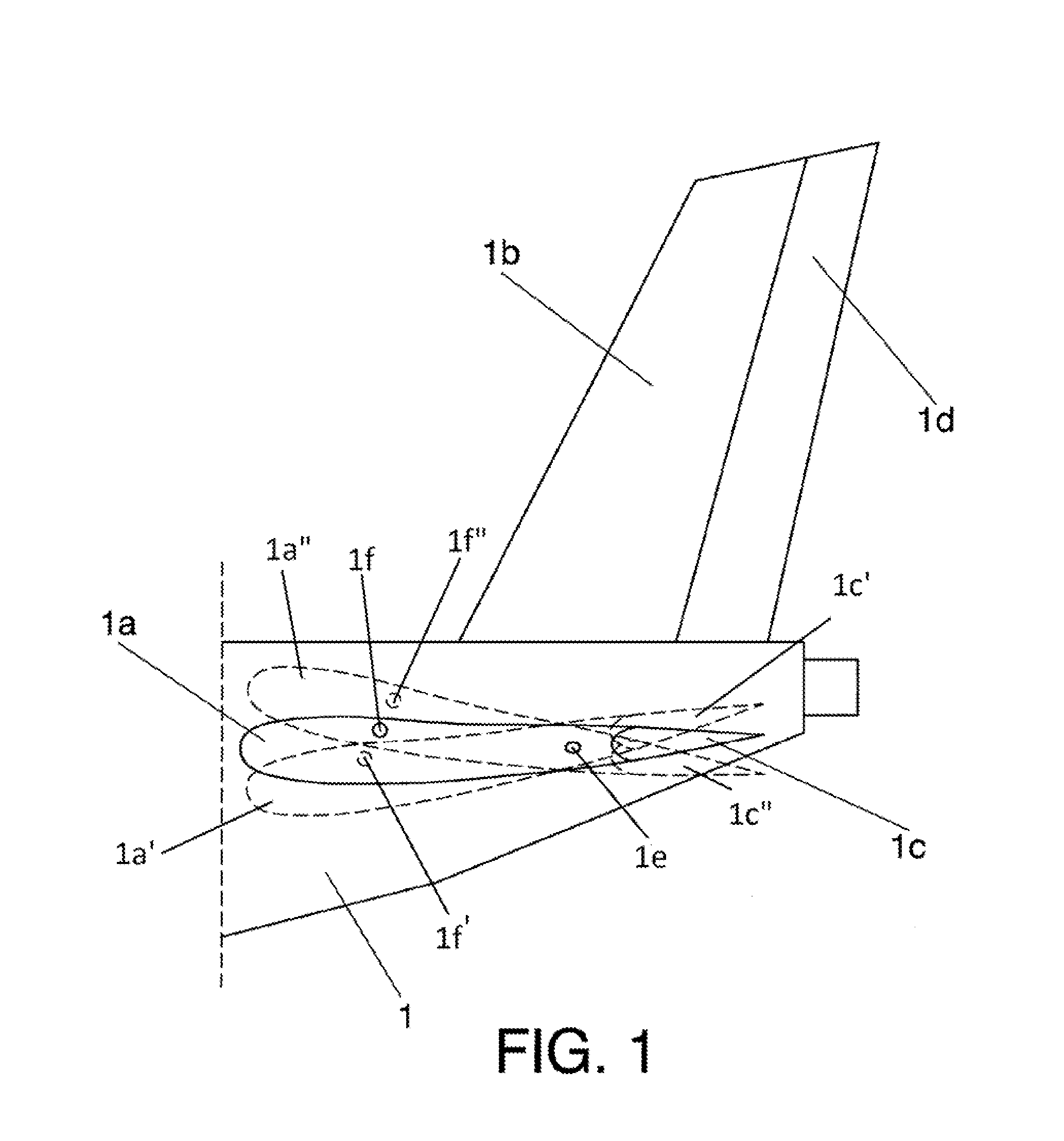 Fitting with torsion box, of plastic material reinforced with carbon fibre, for coupling a drive motor / spindle unit for trimming of a horizontal stabiliser of an aircraft