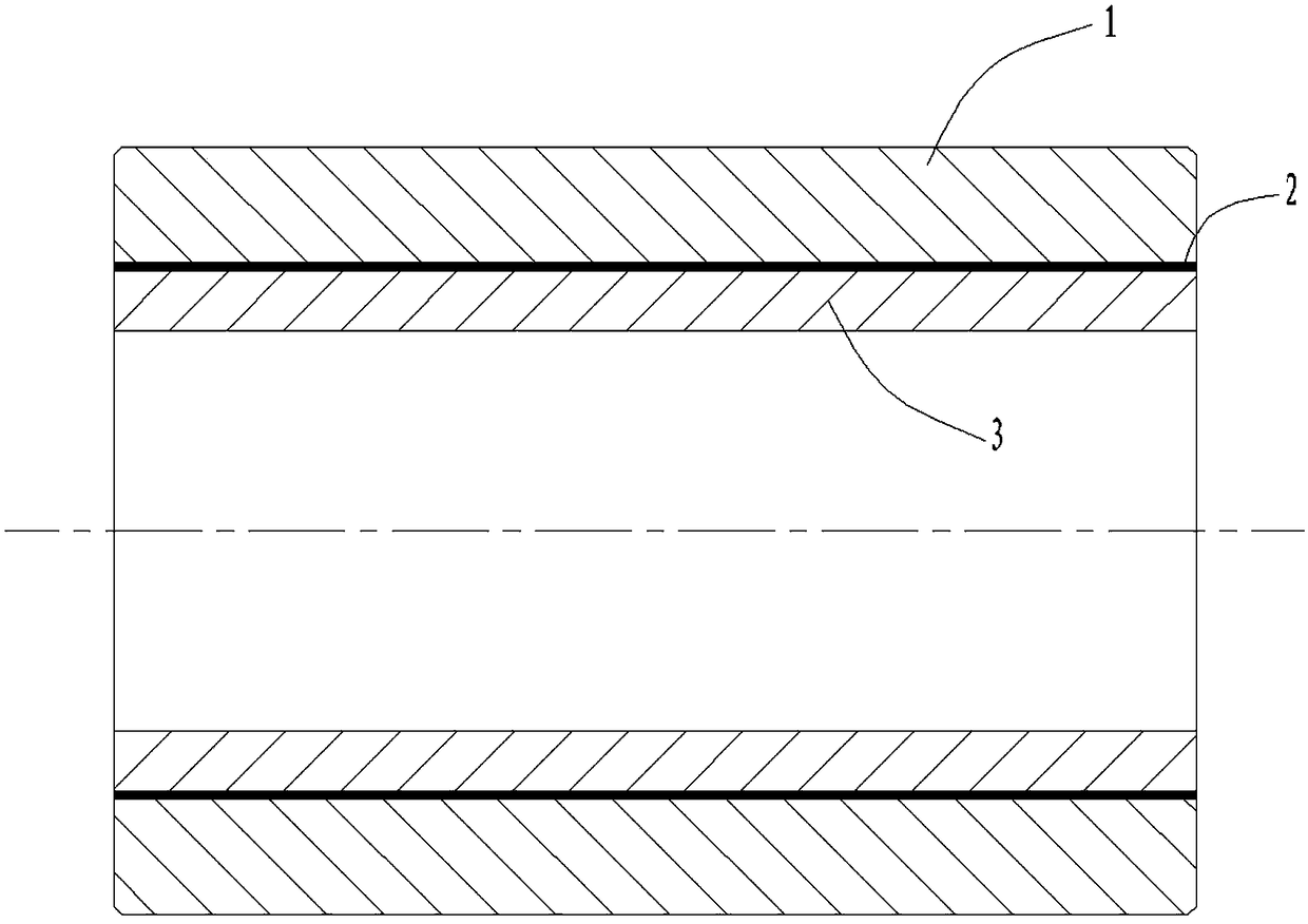 Combined roller sleeve, manufacturing method thereof and roller