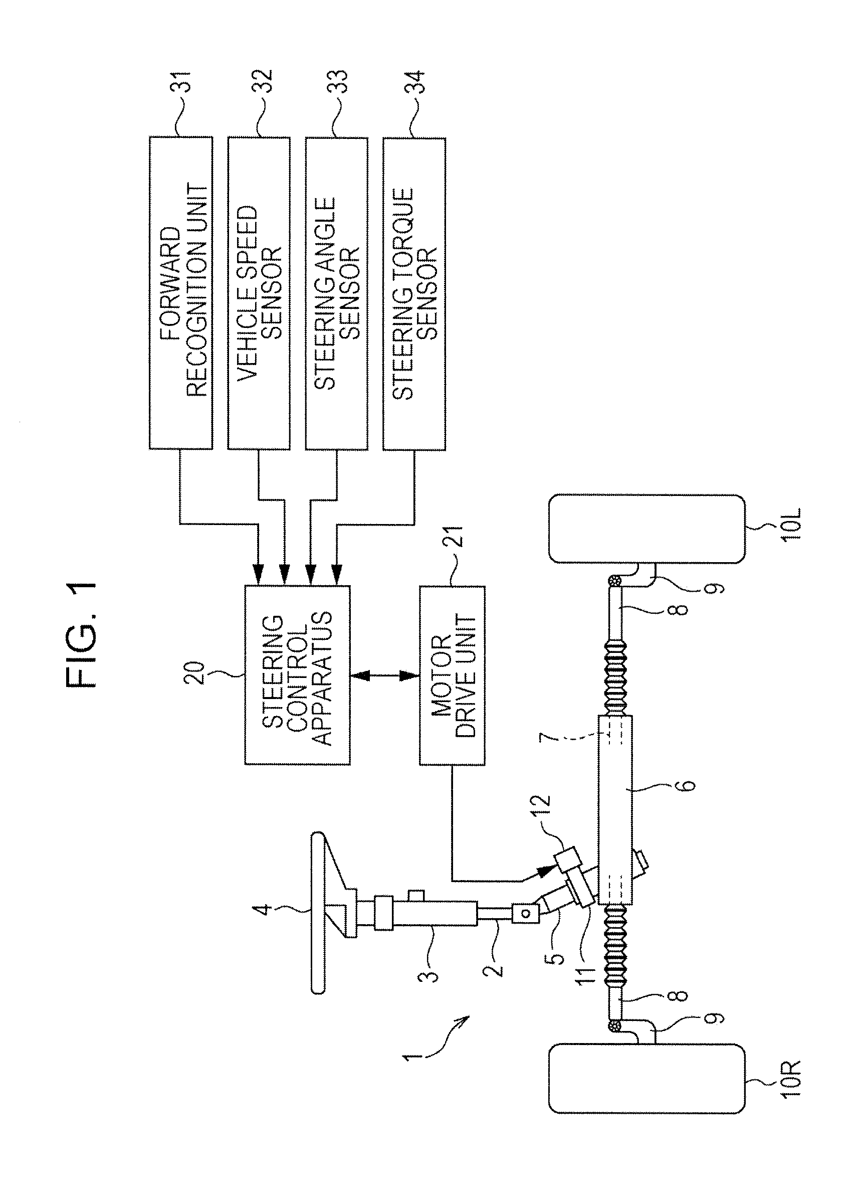 Lane keeping control system for vehicle