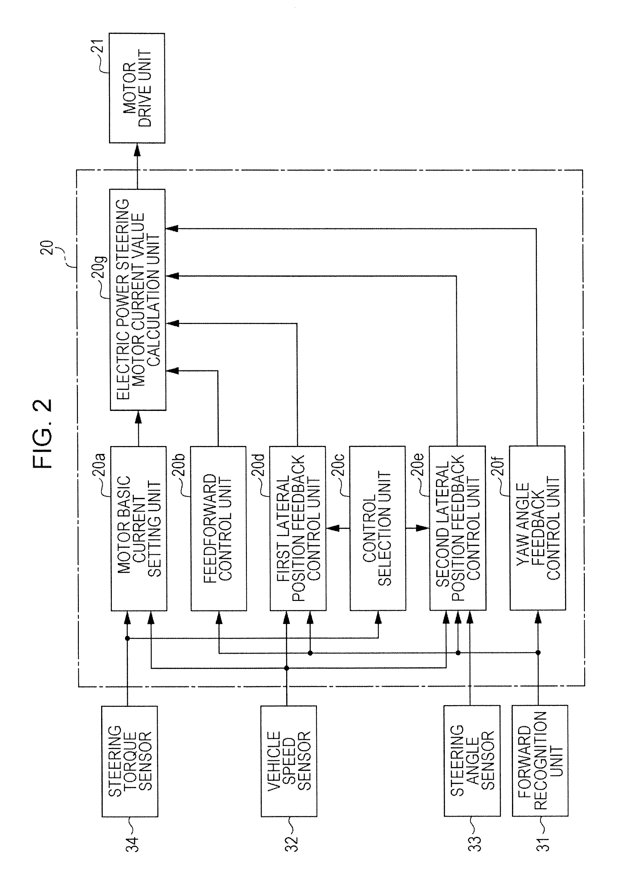 Lane keeping control system for vehicle