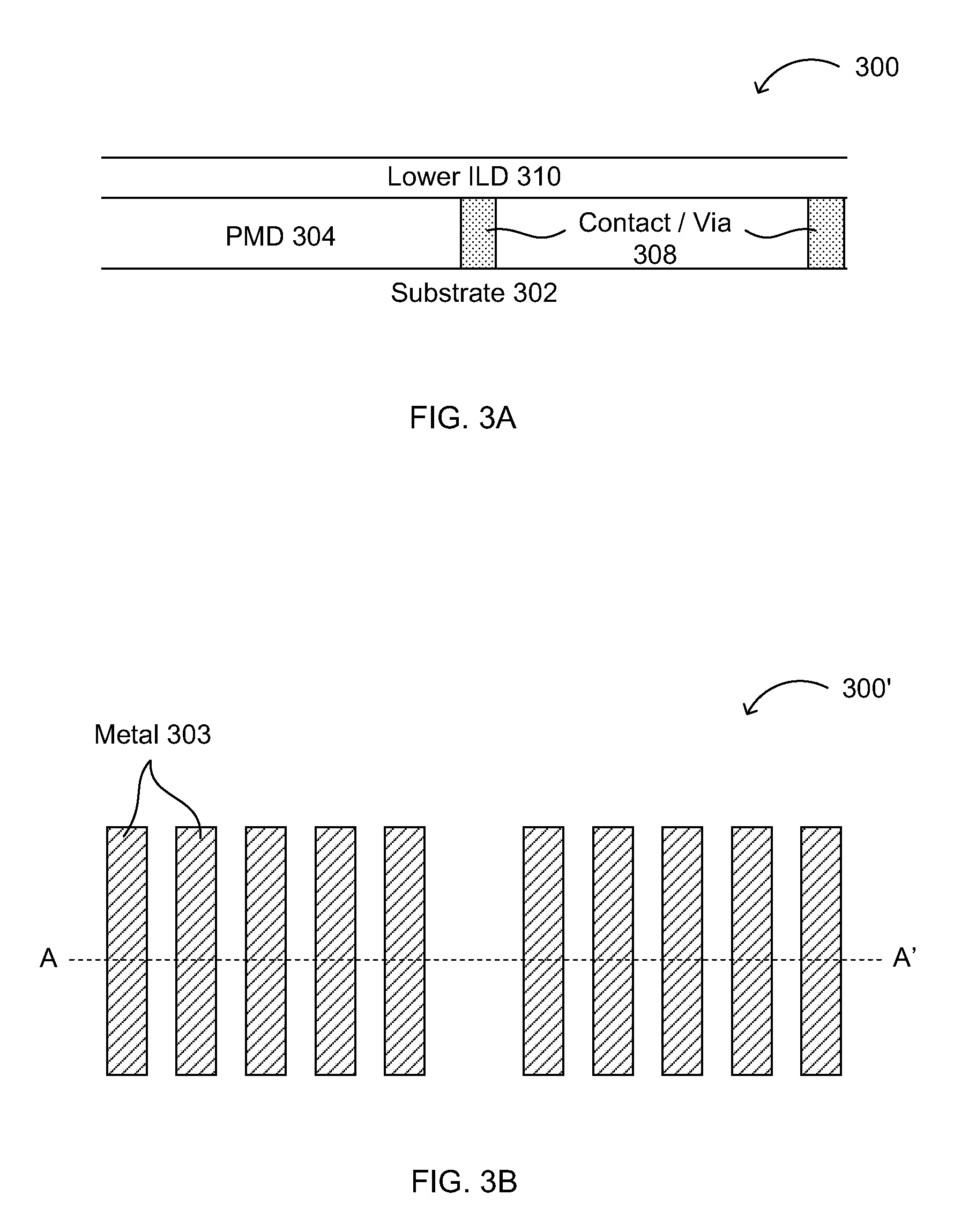 High density via and metal interconnect structures, and methods of forming the same