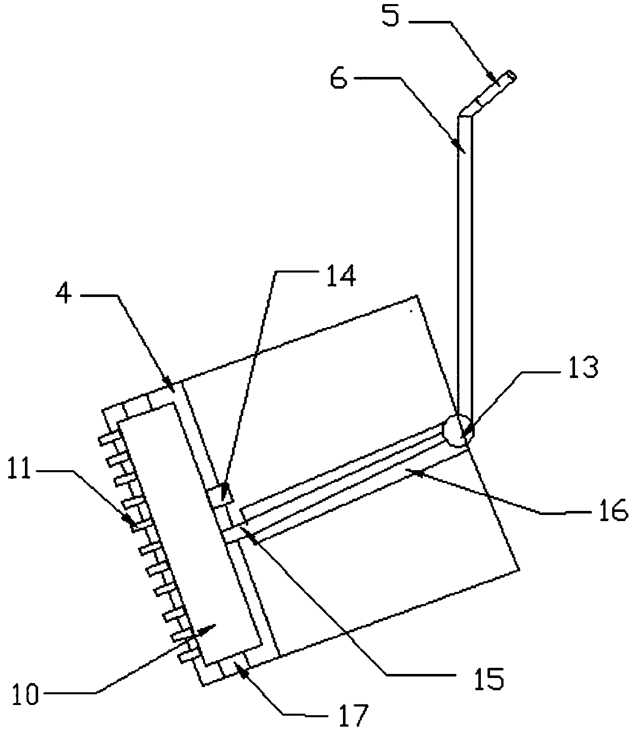 Forestry herbicide spraying device