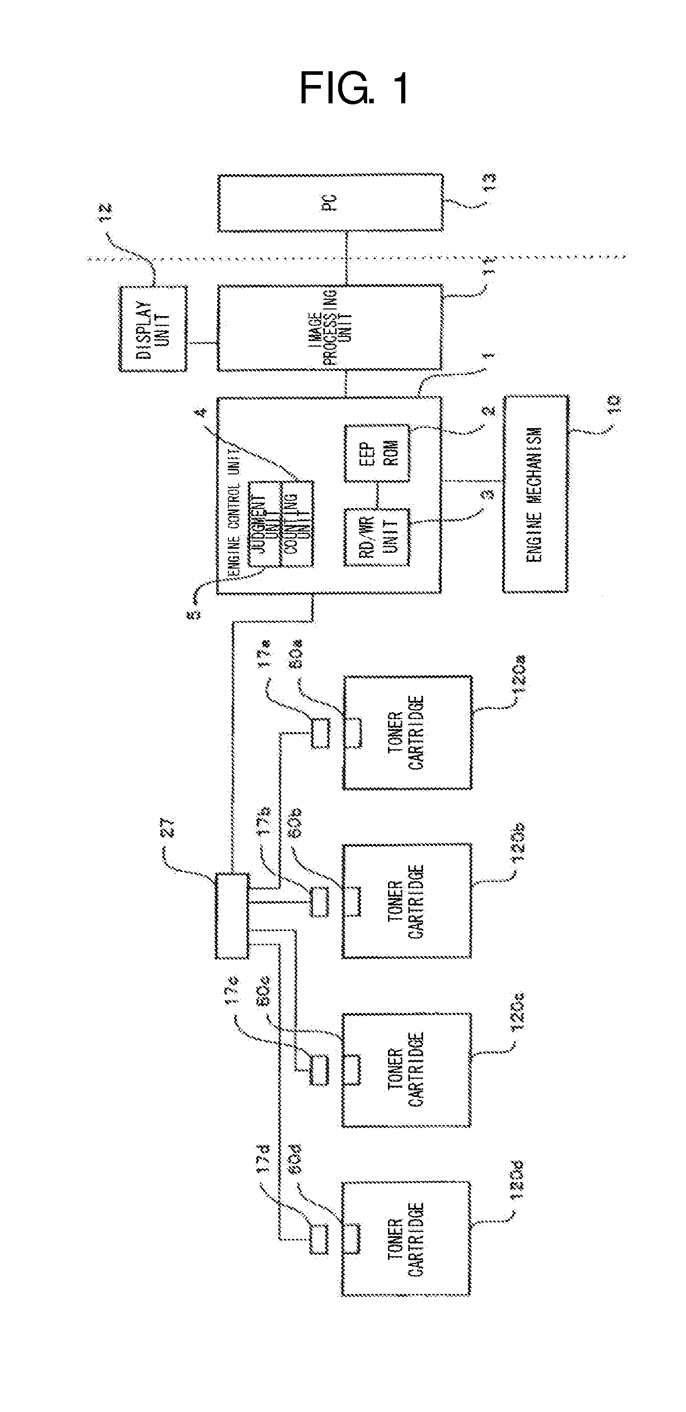 Image forming apparatus and method for distinguishing suitable parts in the same