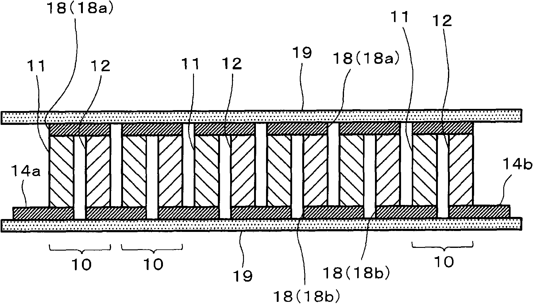 Thermoelectric conversion element, thermoelectric conversion module, and process for producing thermoelectric conversion element