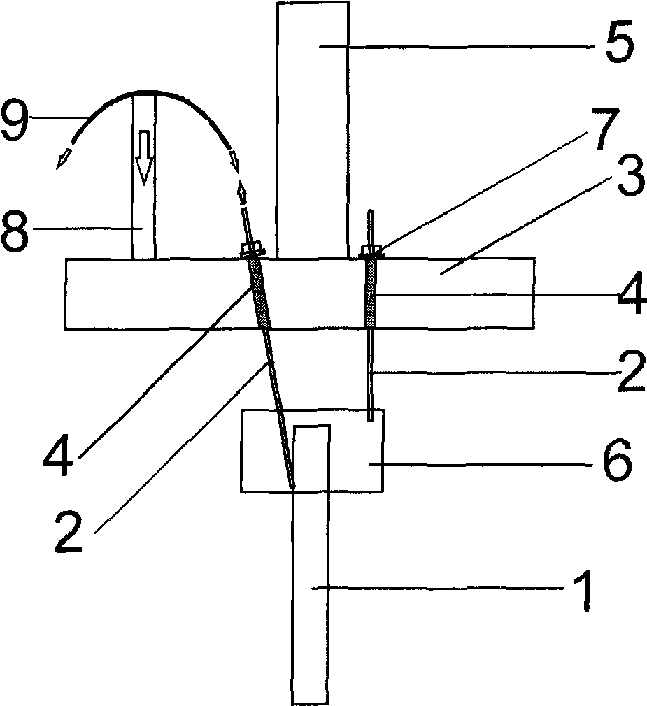 Method for changing applied force state of pile