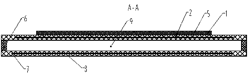 Airbag type cowshed pad and preparation and application process thereof