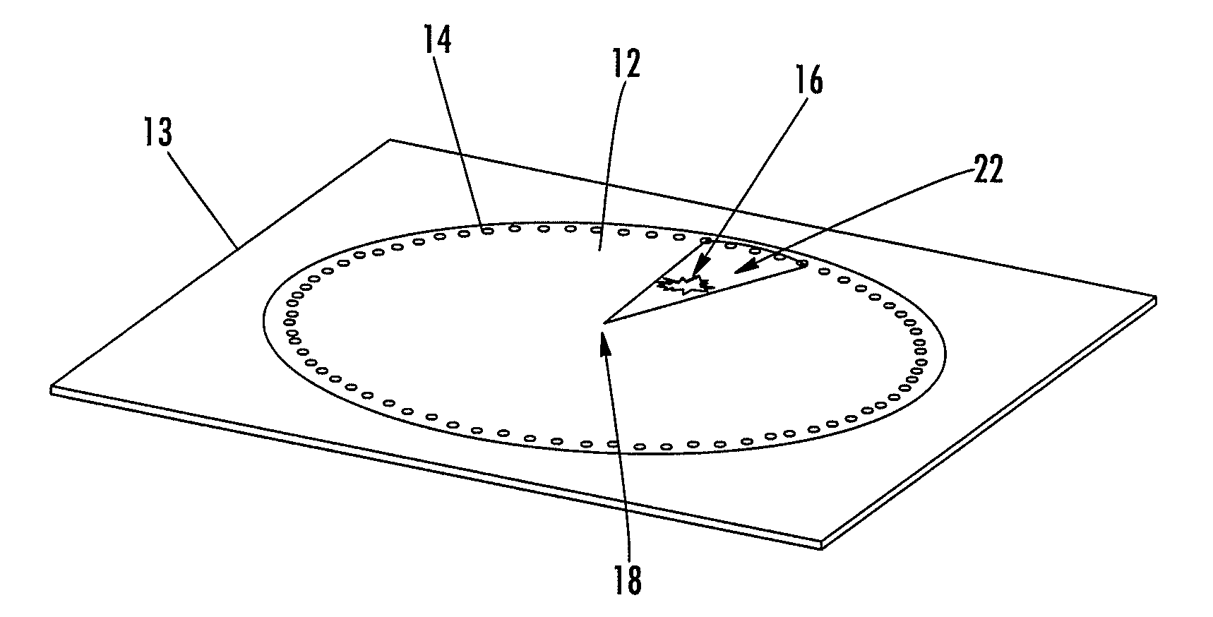 Smart repair patch and associated method