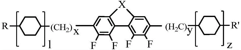Laterally tetrafluoro-substituted dibenzoheterocyclic compound and preparation method thereof