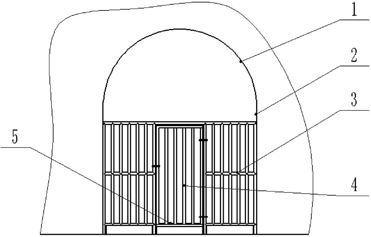 Goat breeding cave house