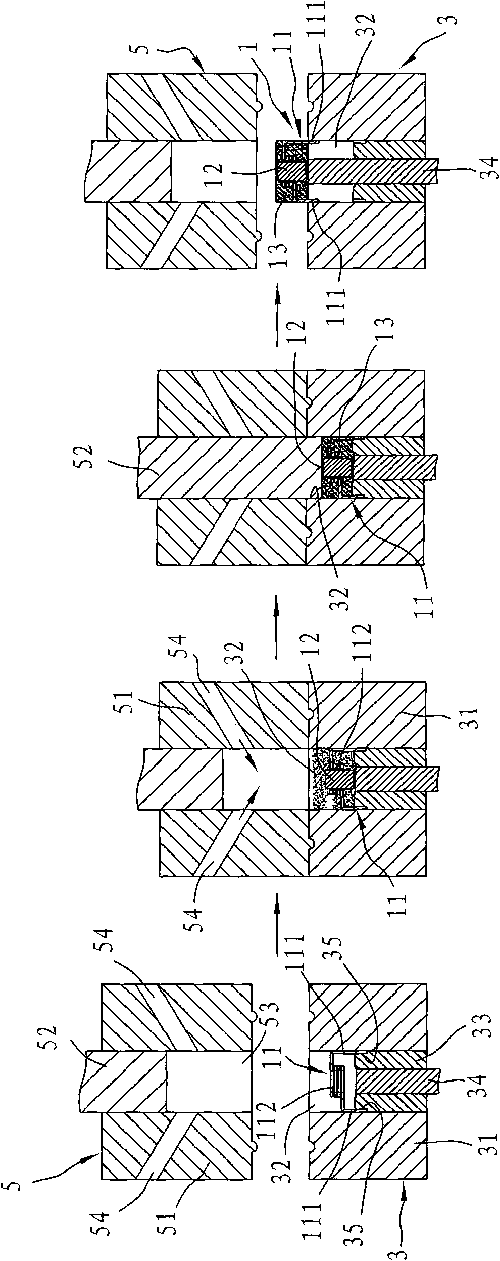 Method and device for manufacturing inductance element