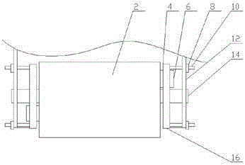 Roller assembly of a road roller