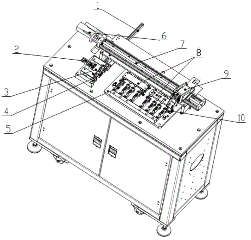 Full-automatic straight bar feeding device