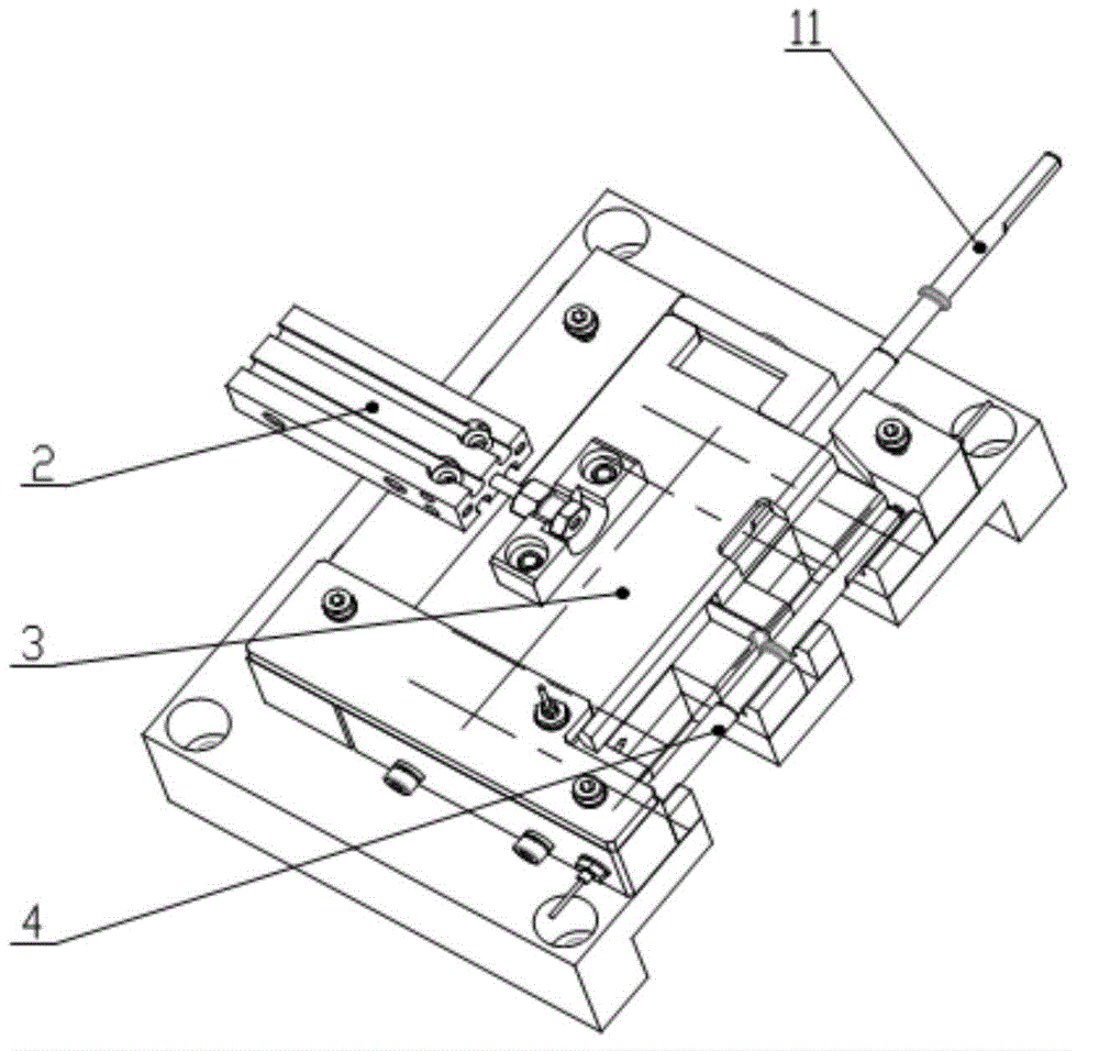 Full-automatic straight bar feeding device