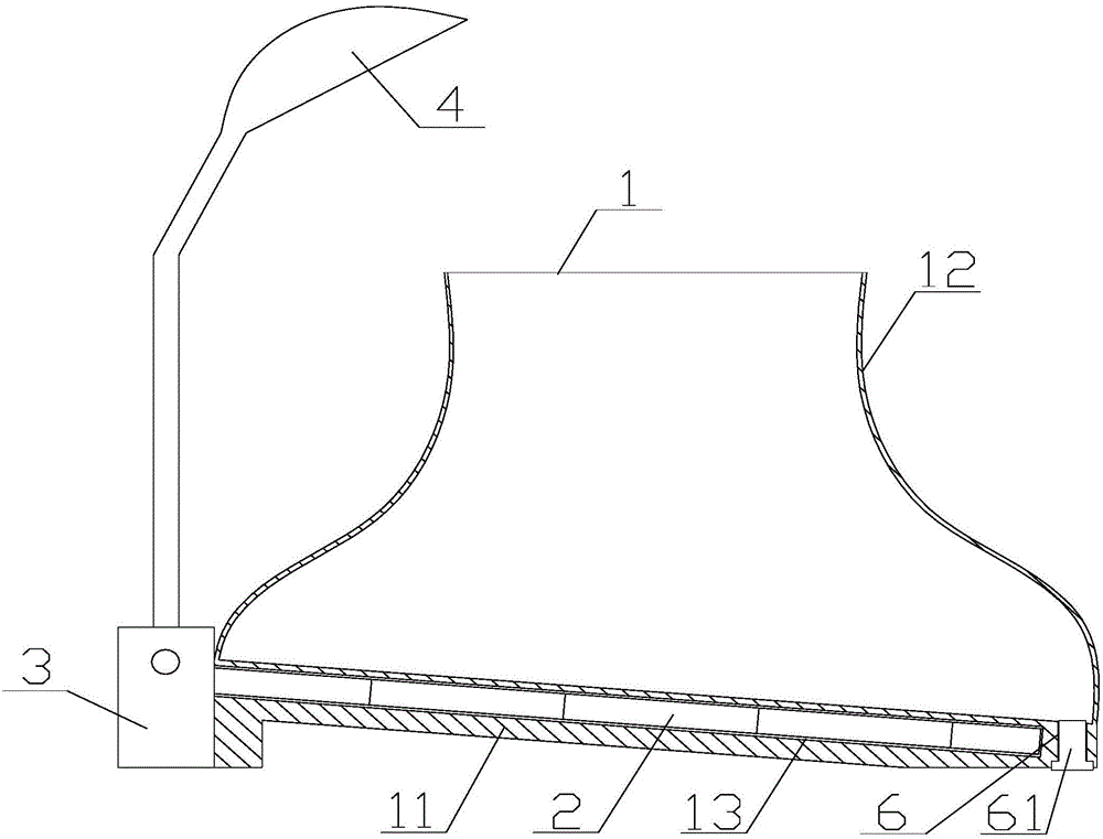 Fish-farming device with energy-saving table lamp