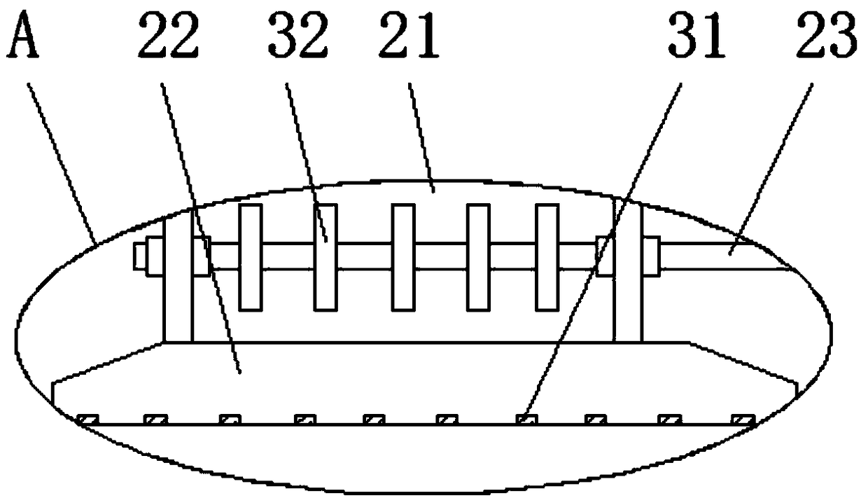 Disinfection device capable of recycling and reutilizing wastewater for environmental engineering