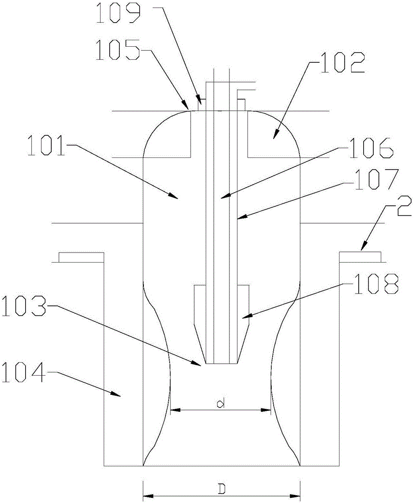 Rotational flow iron smelting method and rotational flow iron smelting device