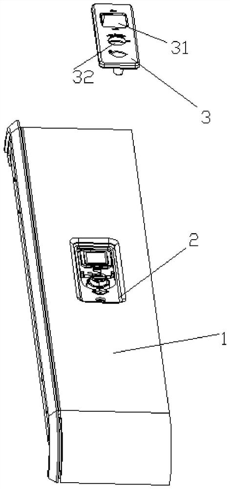 A fingerprint luggage lock integrated with the luggage frame