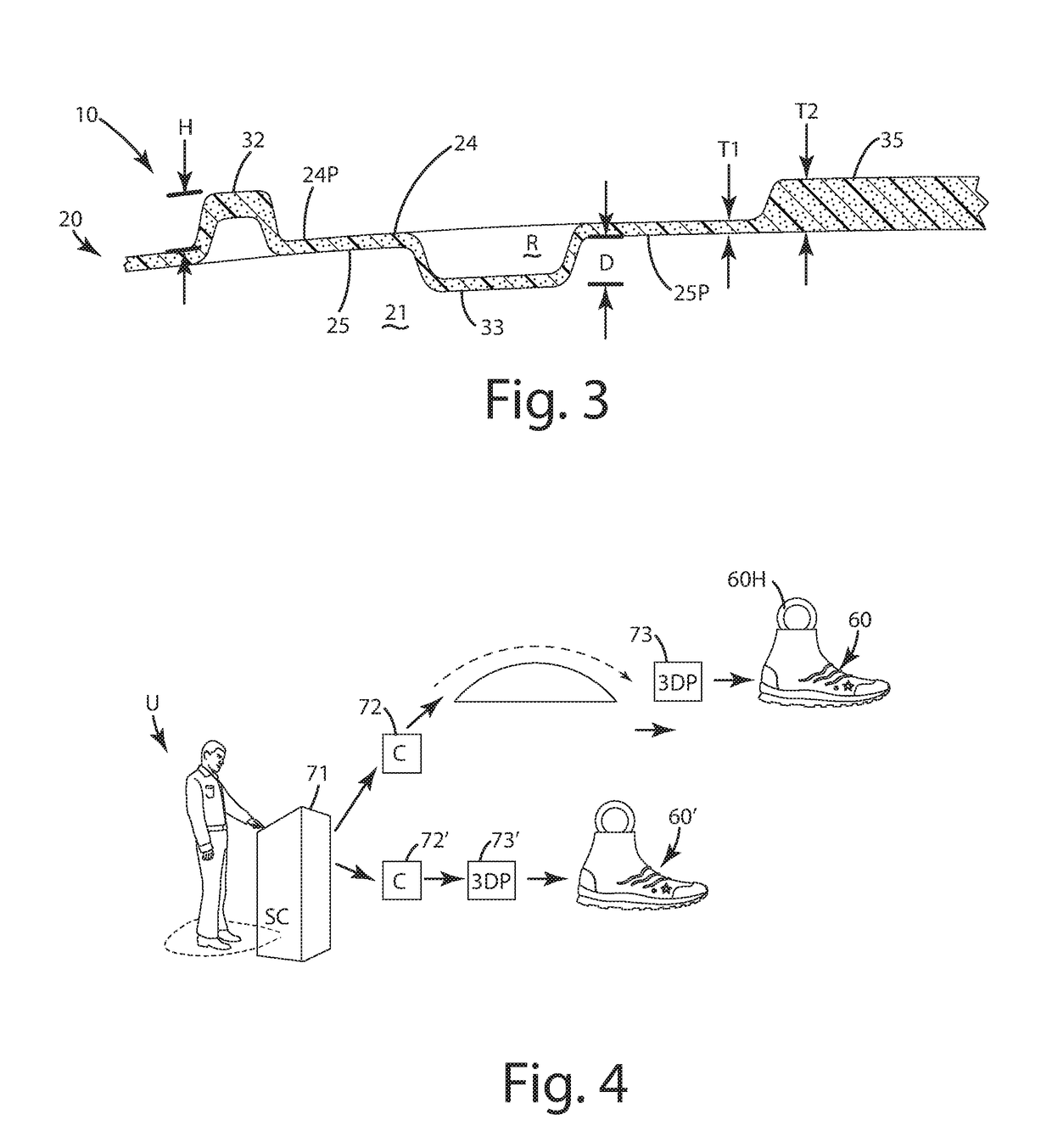 Method of manufacturing spray-on footwear